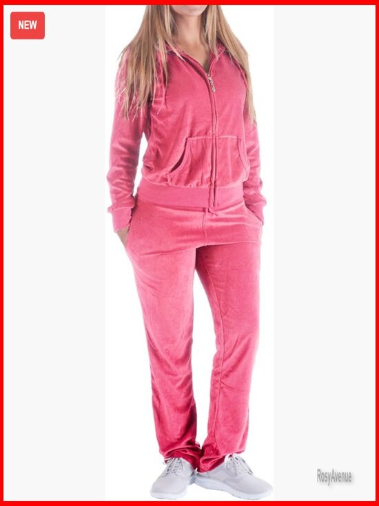 Pants - Women's Tracksuit Set 2 Piece Sweatsuit Velour Lounge Jogging Suit